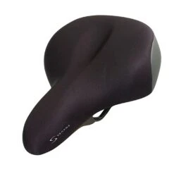 Serfas Tailbones Hybrid Saddle, W/Elastomers, Lycra