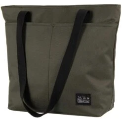 Brompton Borough Tote Bag, Small, Olive With Frame